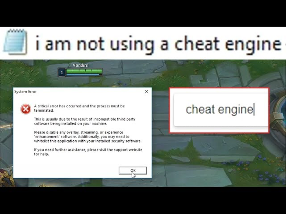 Deactivate Cheat Software